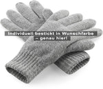 stick&stich Handschuh Langfinger grau
